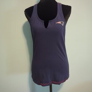Touch By Alyssa Milano New England Patriots Tank Top Embroidered Back See Pics